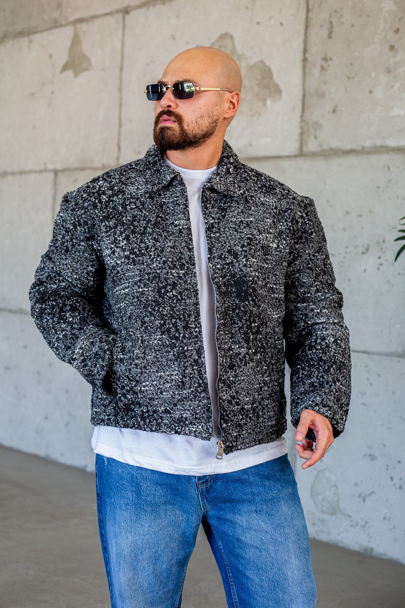 Oversize İçi Dolgulu Rahat Kesim Ceket (MEVS76)