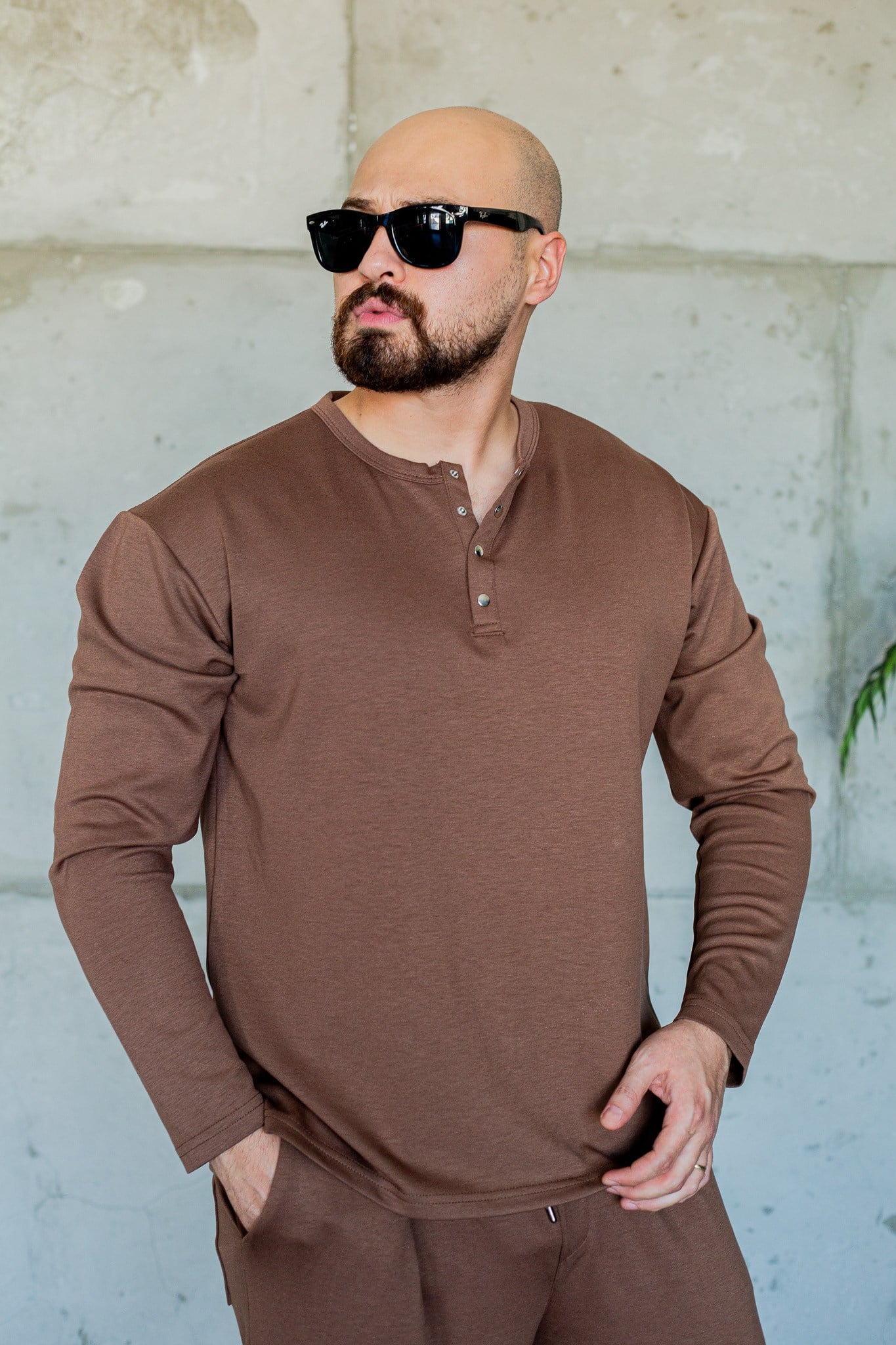 Oysho Kumaş Düğme Detaylı Sweat/Jogger Takım (TKKA72)