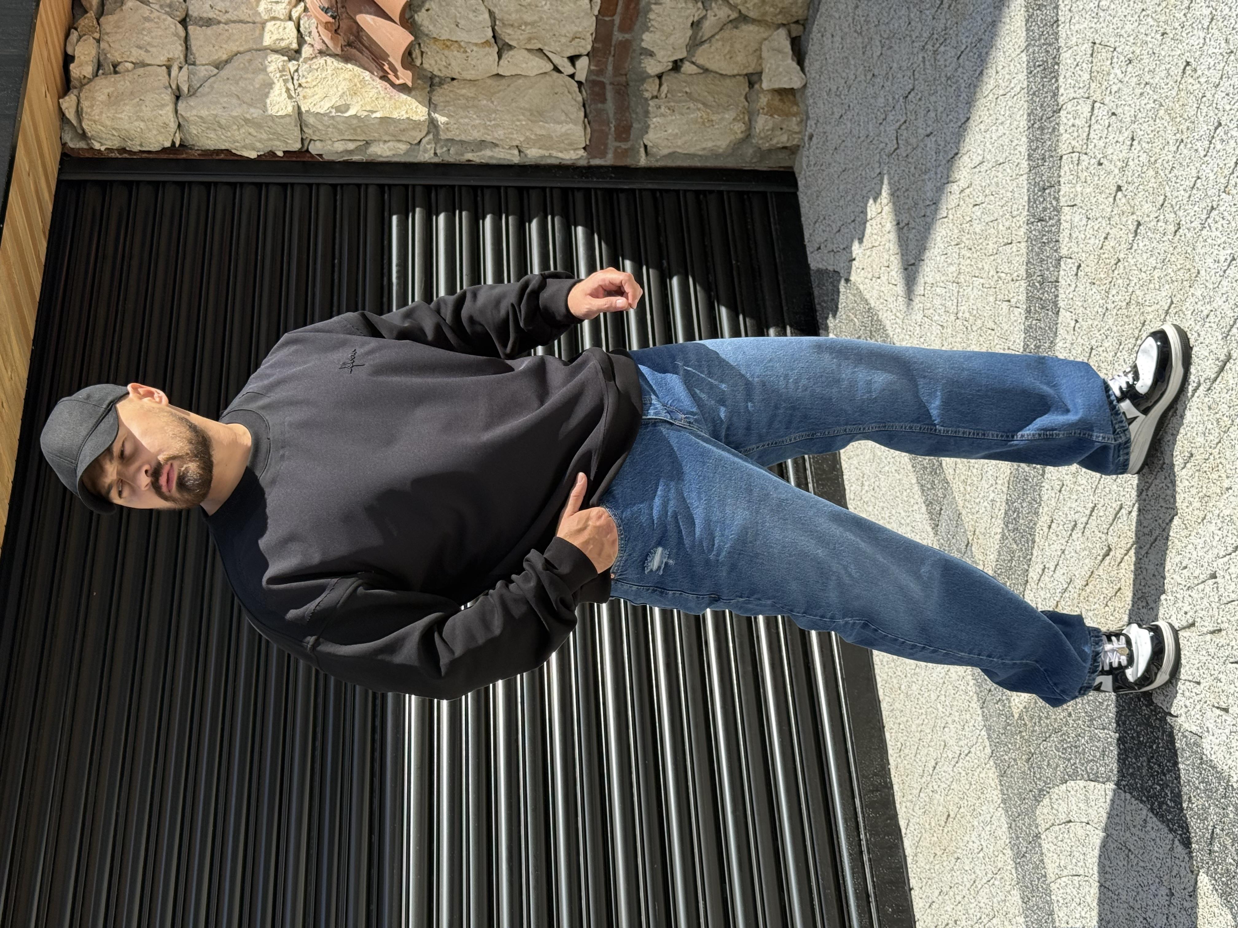 Parça Detaylı Üç İplik Sweatshirt (SVTS51)