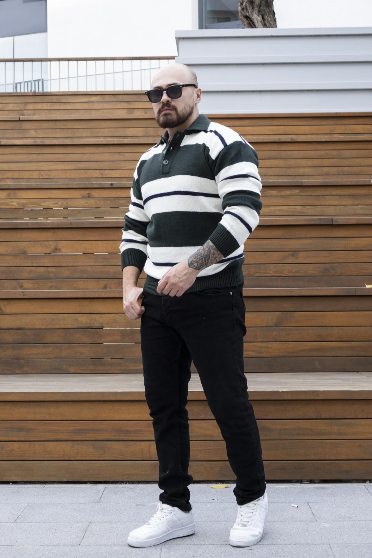 Polo Yaka Örme Kazak (SVTY24)