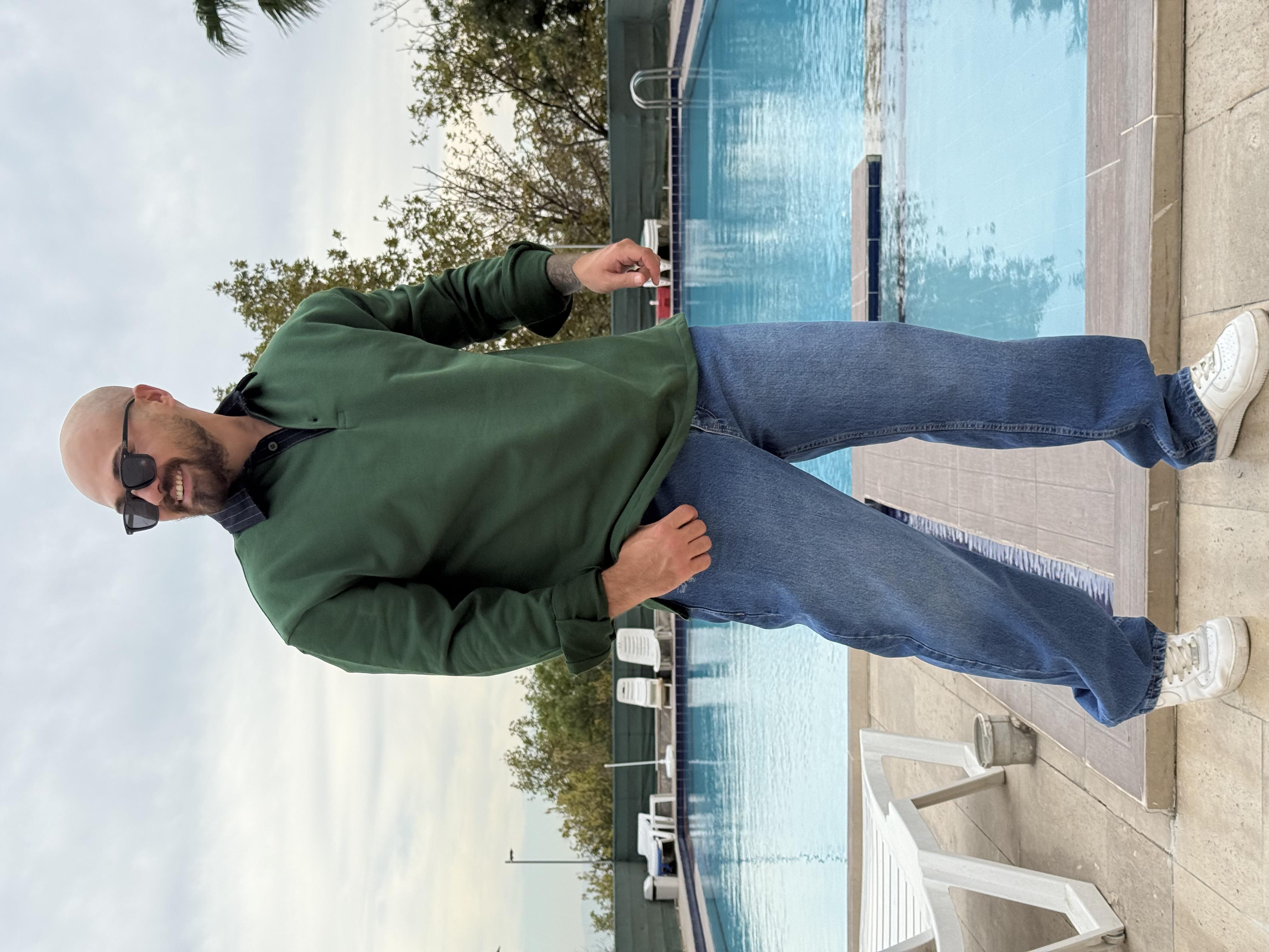 Polo Yaka Oversize Sweatshirt (SVTY45)
