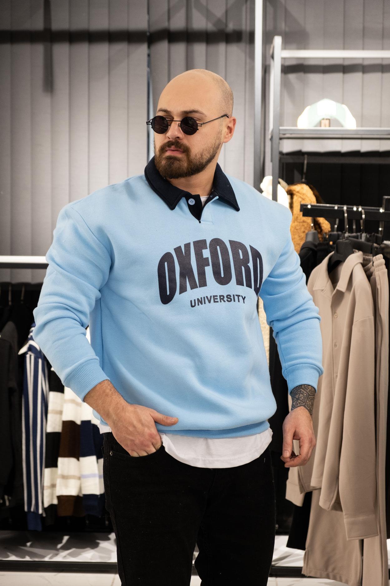 Polo Yaka Üç İplik Sweatshirt (K-SWTM5)