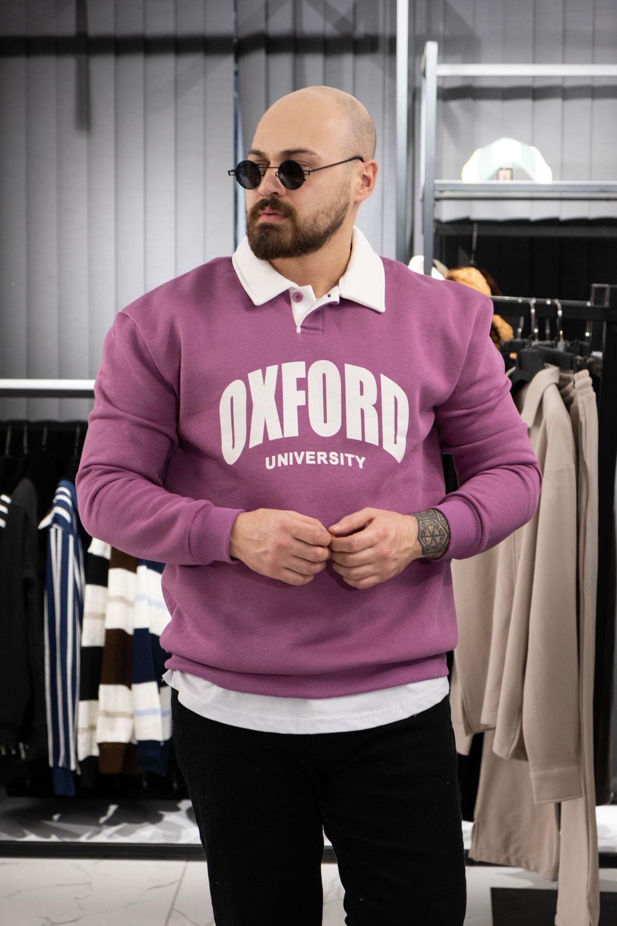Polo Yaka Üç İplik Sweatshirt (K-SWTP5)