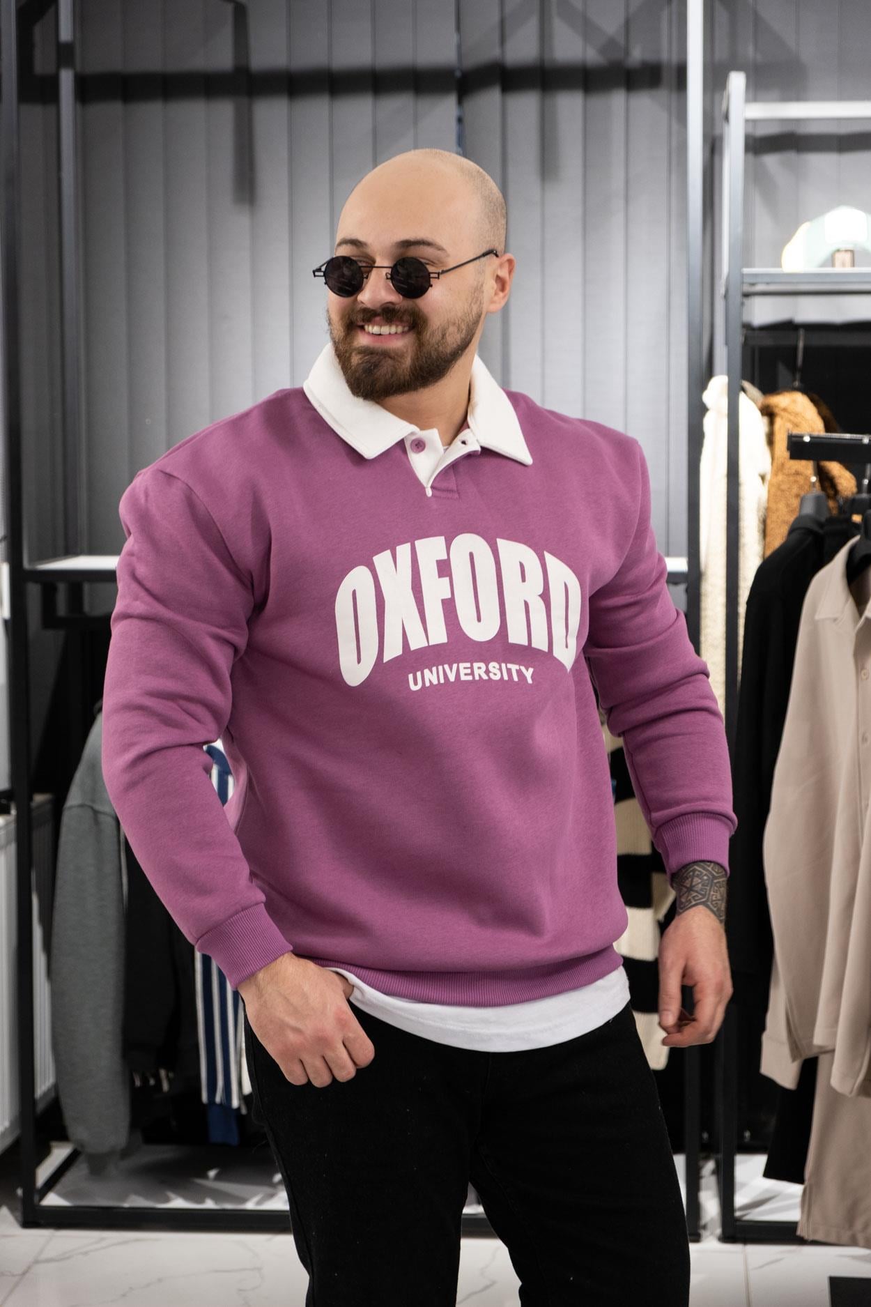 Polo Yaka Üç İplik Sweatshirt (K-SWTP5)