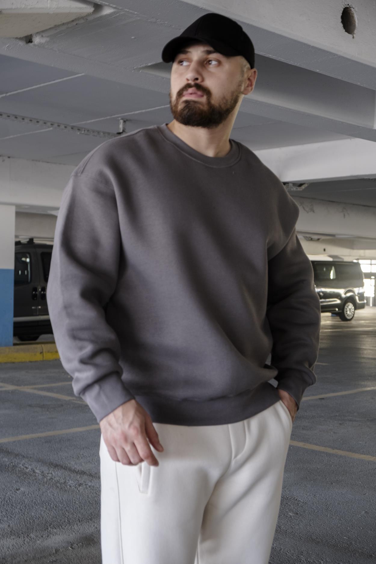 Rahat Kalıp Basic Sweatshirt (SVTA02)