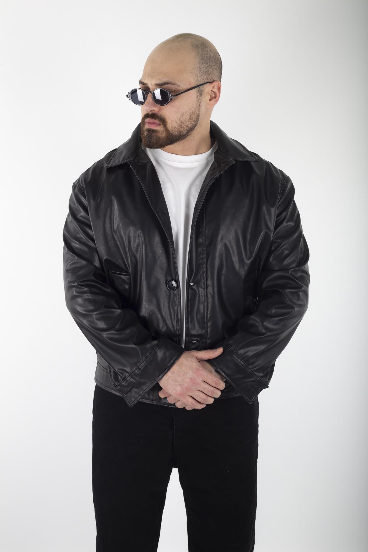 Rahat Kalıp Deri Ceket (MEVS71)