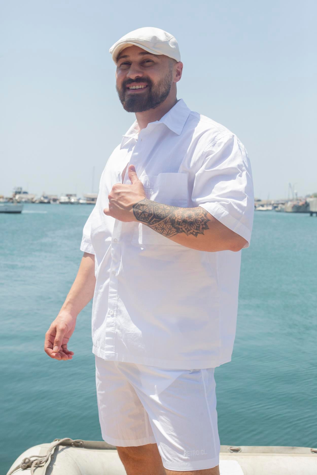 Rahat Kalıp Gömlek/Şort Takım (TKB27)