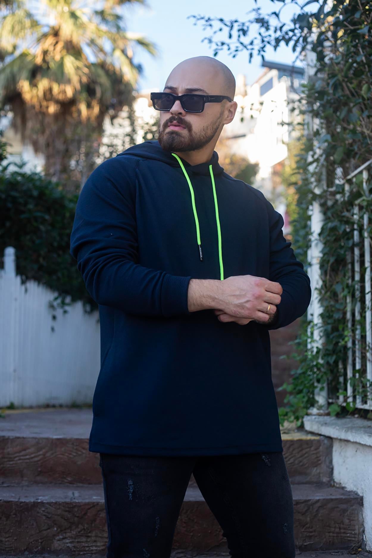 Rahat Kalıp Kapüşonlu Sweatshirt (KS12)