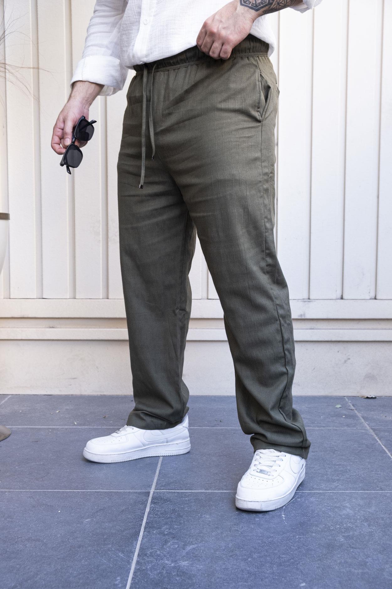 Rahat Kalıp Keten Pantolon (SPY05)