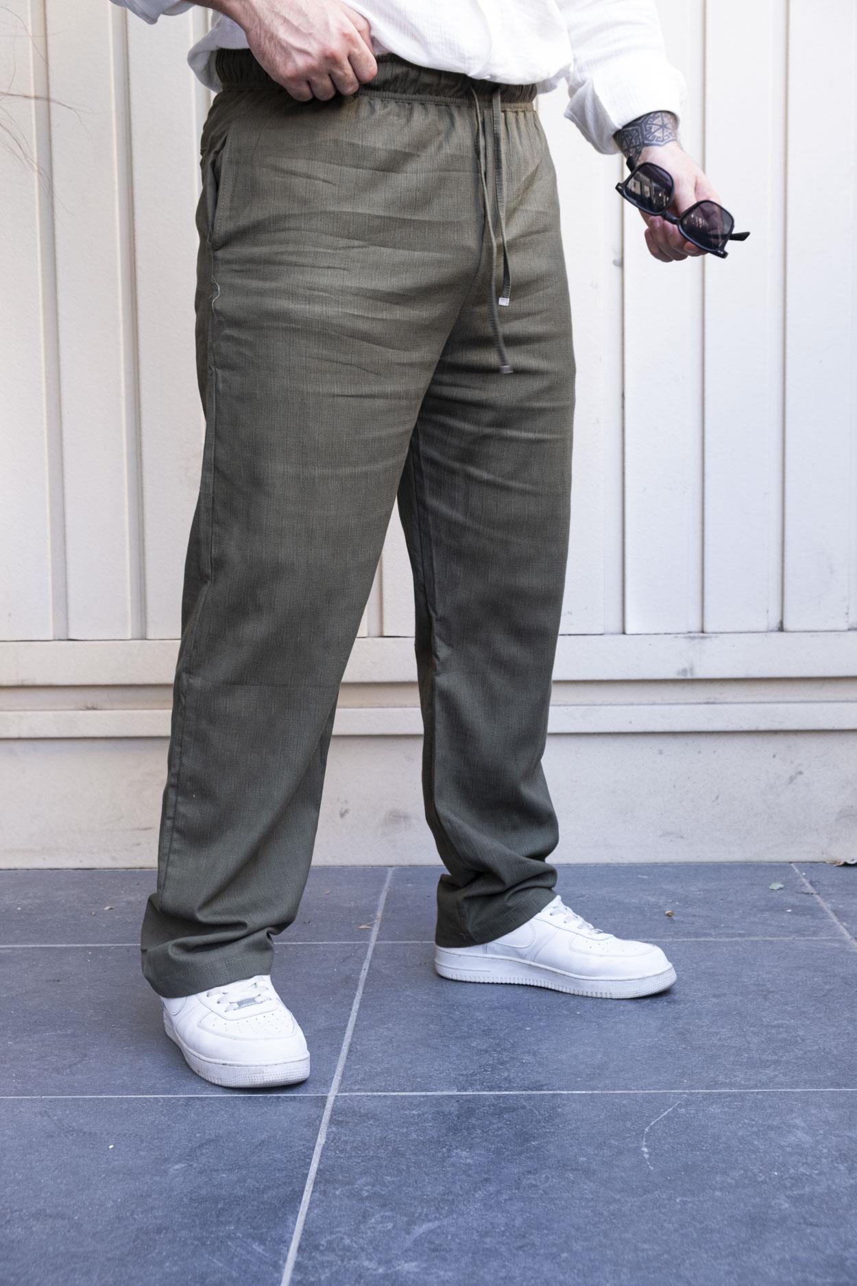 Rahat Kalıp Keten Pantolon (SPY05)