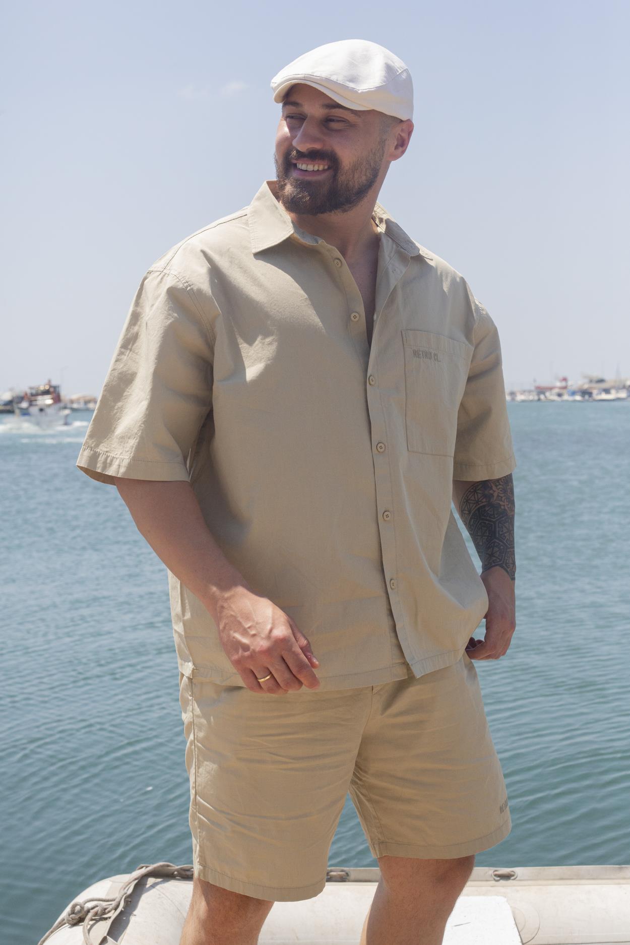 Rahat Kalıp Gömlek/Şort Takım (TKY27)