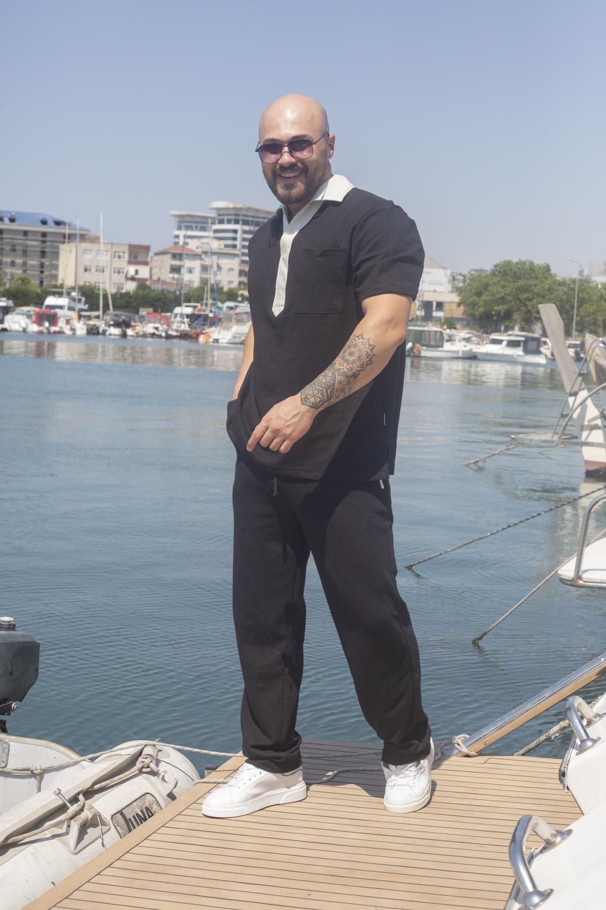 Rahat Kalıp Polo T-Shirt/Jogger Takım (TKS26)