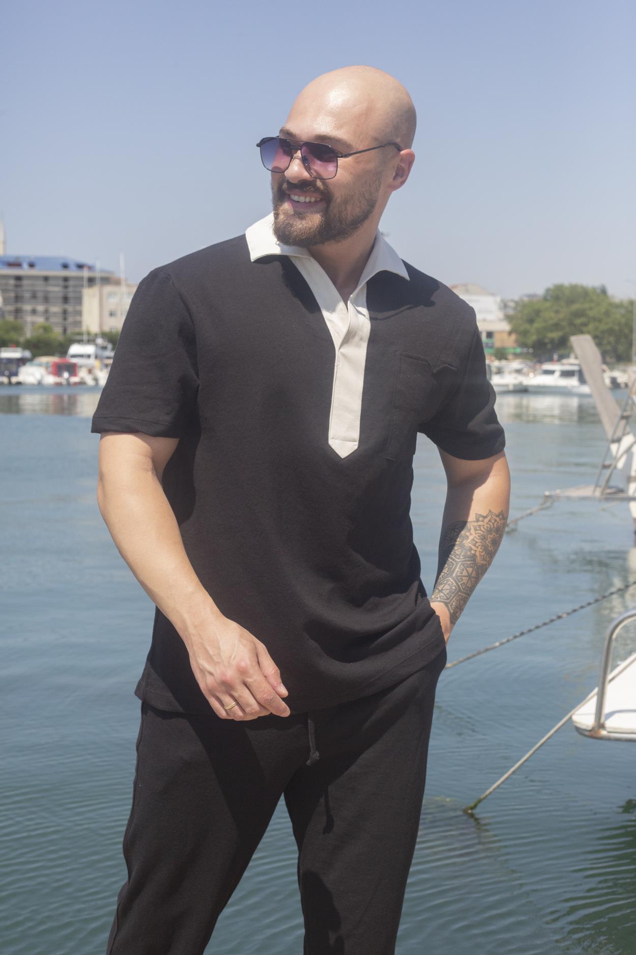 Rahat Kalıp Polo T-Shirt/Jogger Takım (TKS26)