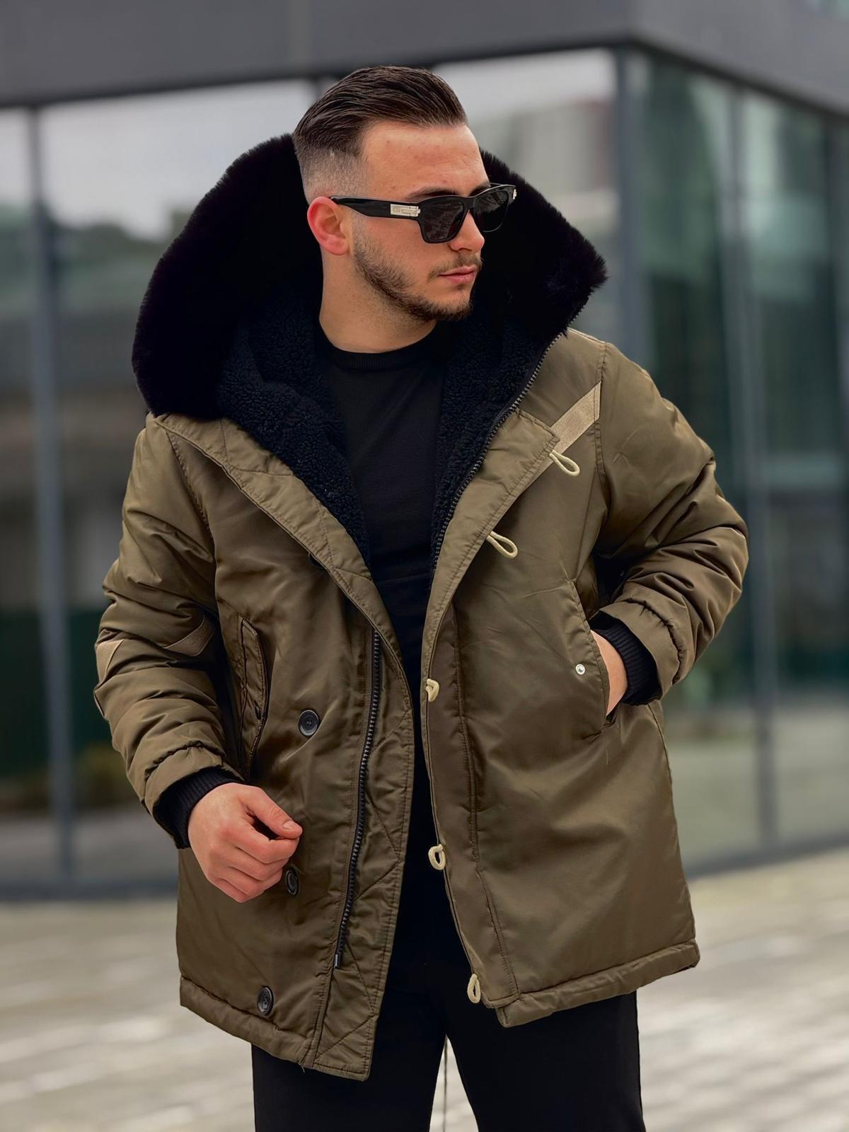 Rahat Kalıp Yaka Detaylı Mont (İGY01)