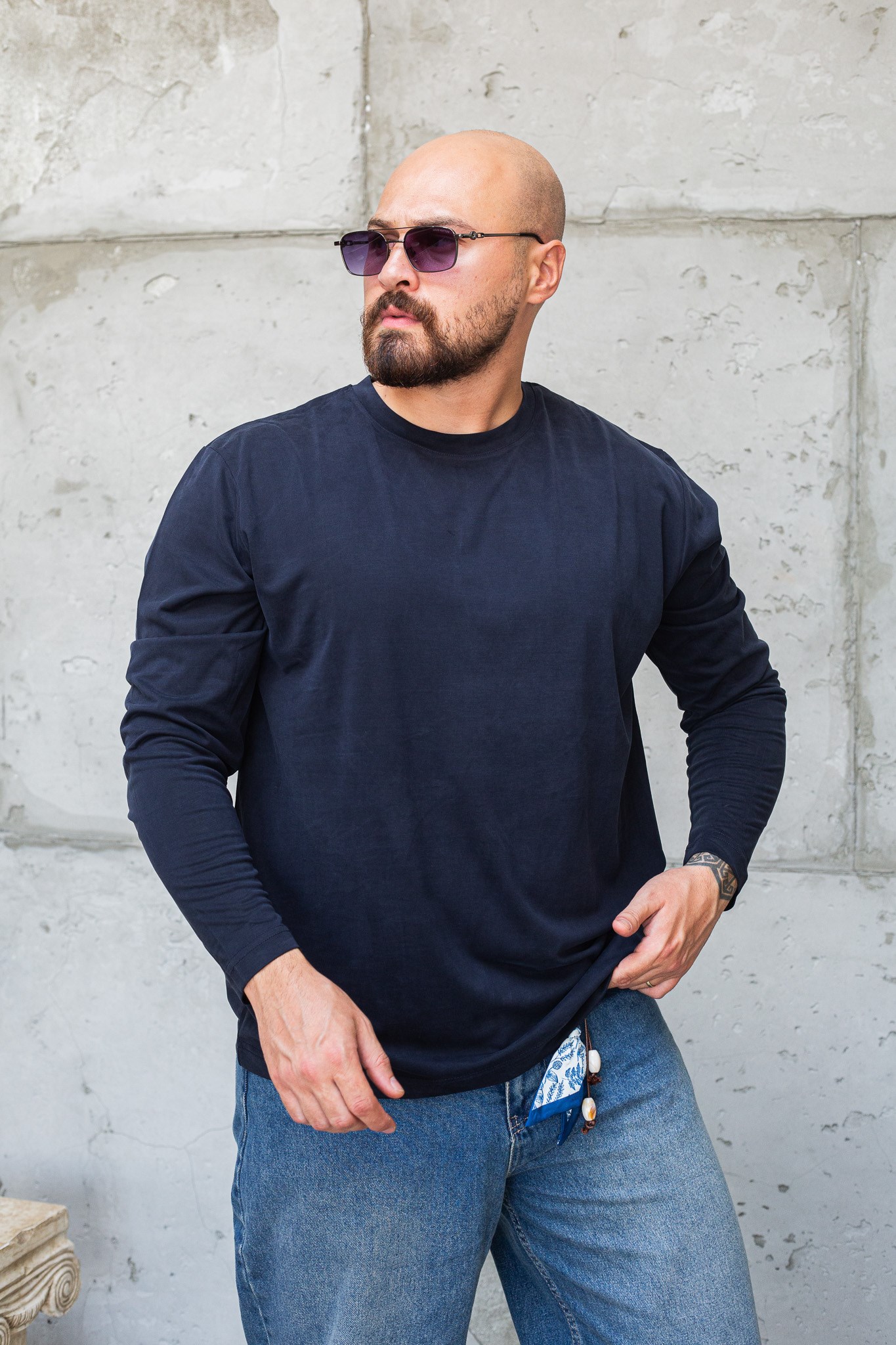 Rahat Kesim Dökümlü Tensel Erkek Sweatshirt (SVTL98)