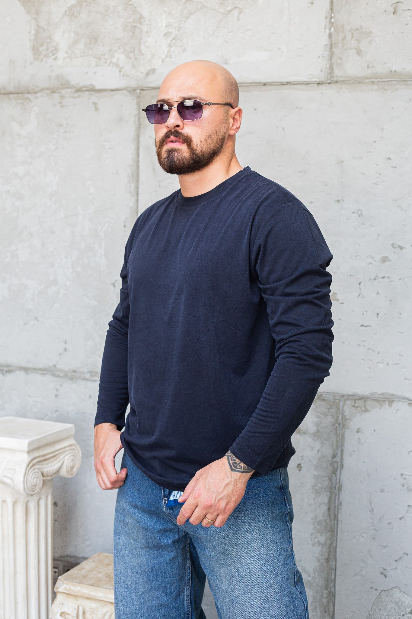 Rahat Kesim Dökümlü Tensel Erkek Sweatshirt (SVTL98)