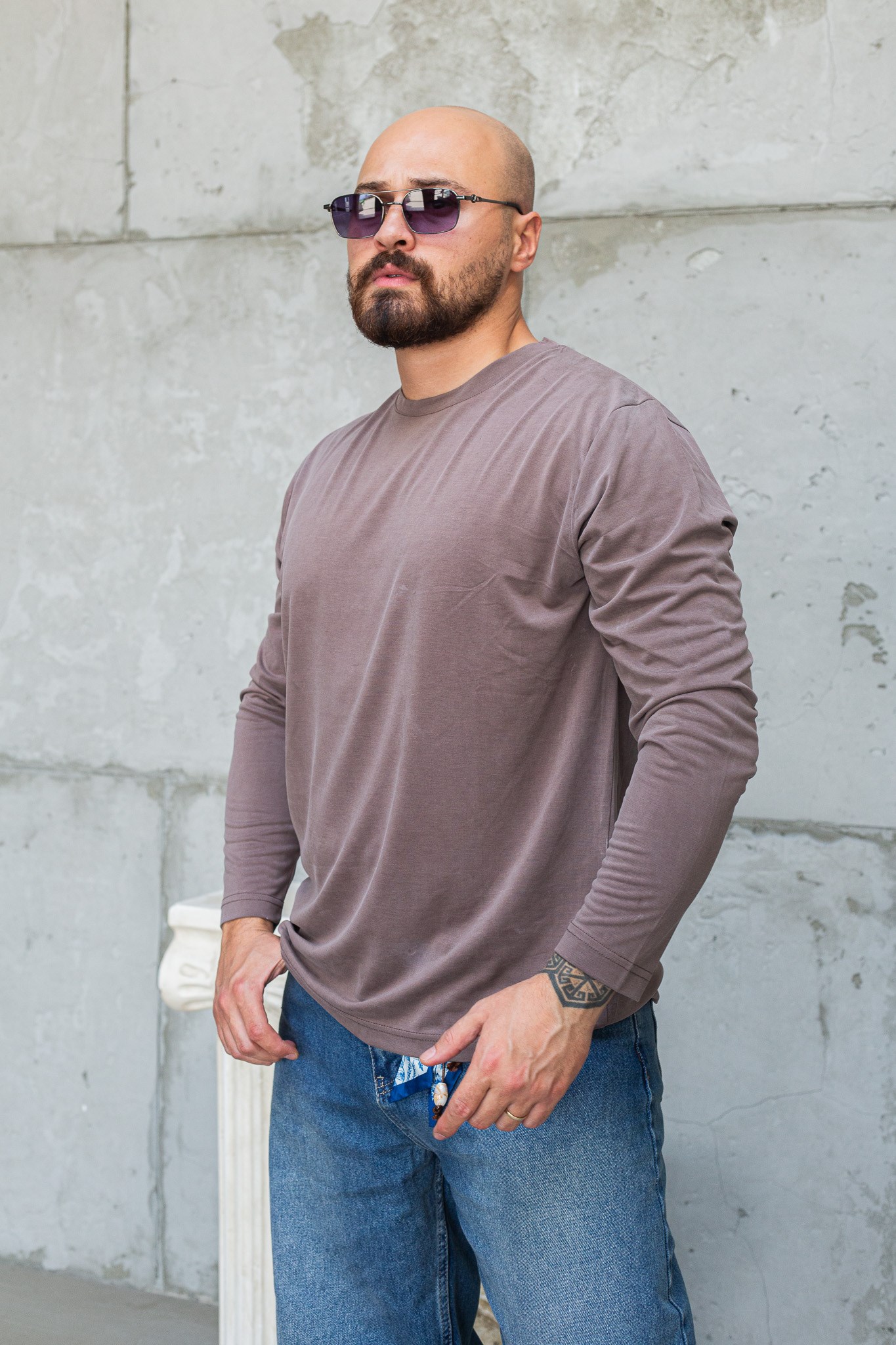 Rahat Kesim Dökümlü Tensel Erkek Sweatshirt (SVTKA98)