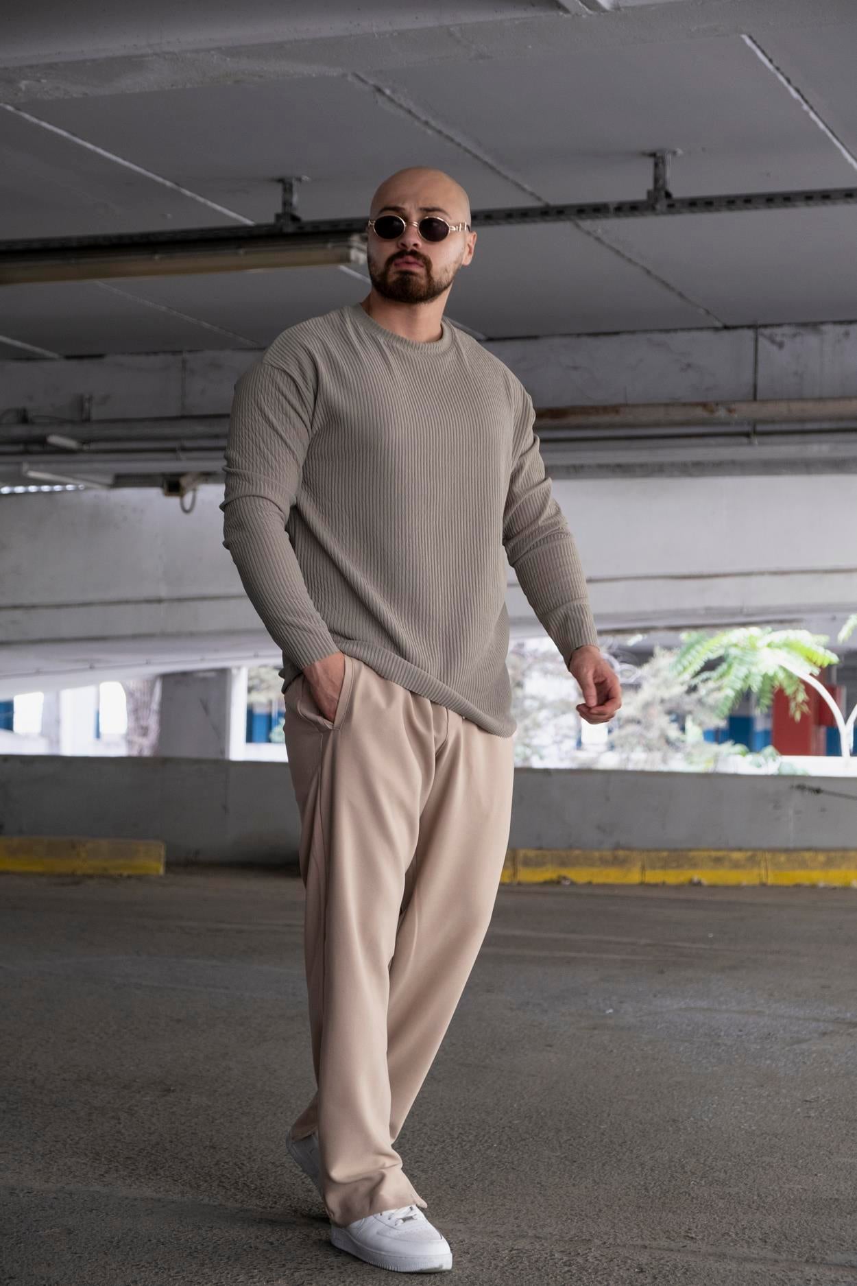 Regular Fit Ottoman Kumaş Sweatshirt (SVTY07)