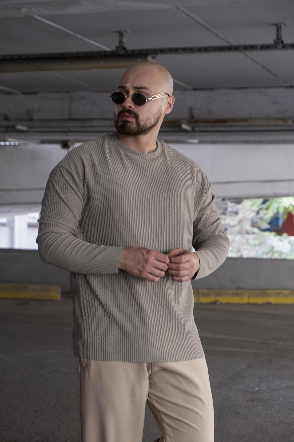 Regular Fit Ottoman Kumaş Sweatshirt (SVTY07)