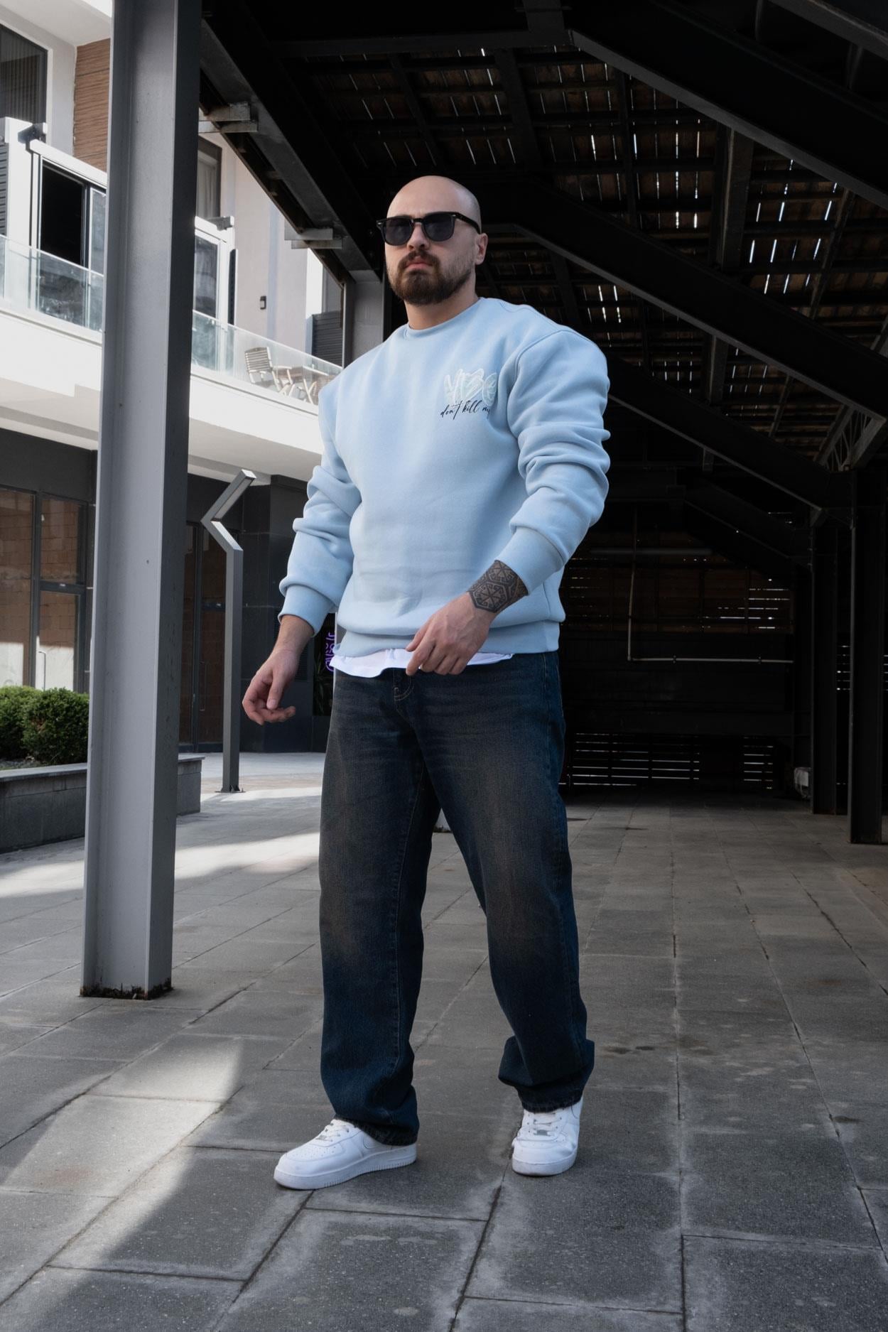 Sırt Detaylı Oversize Sweatshirt (SVTM29)