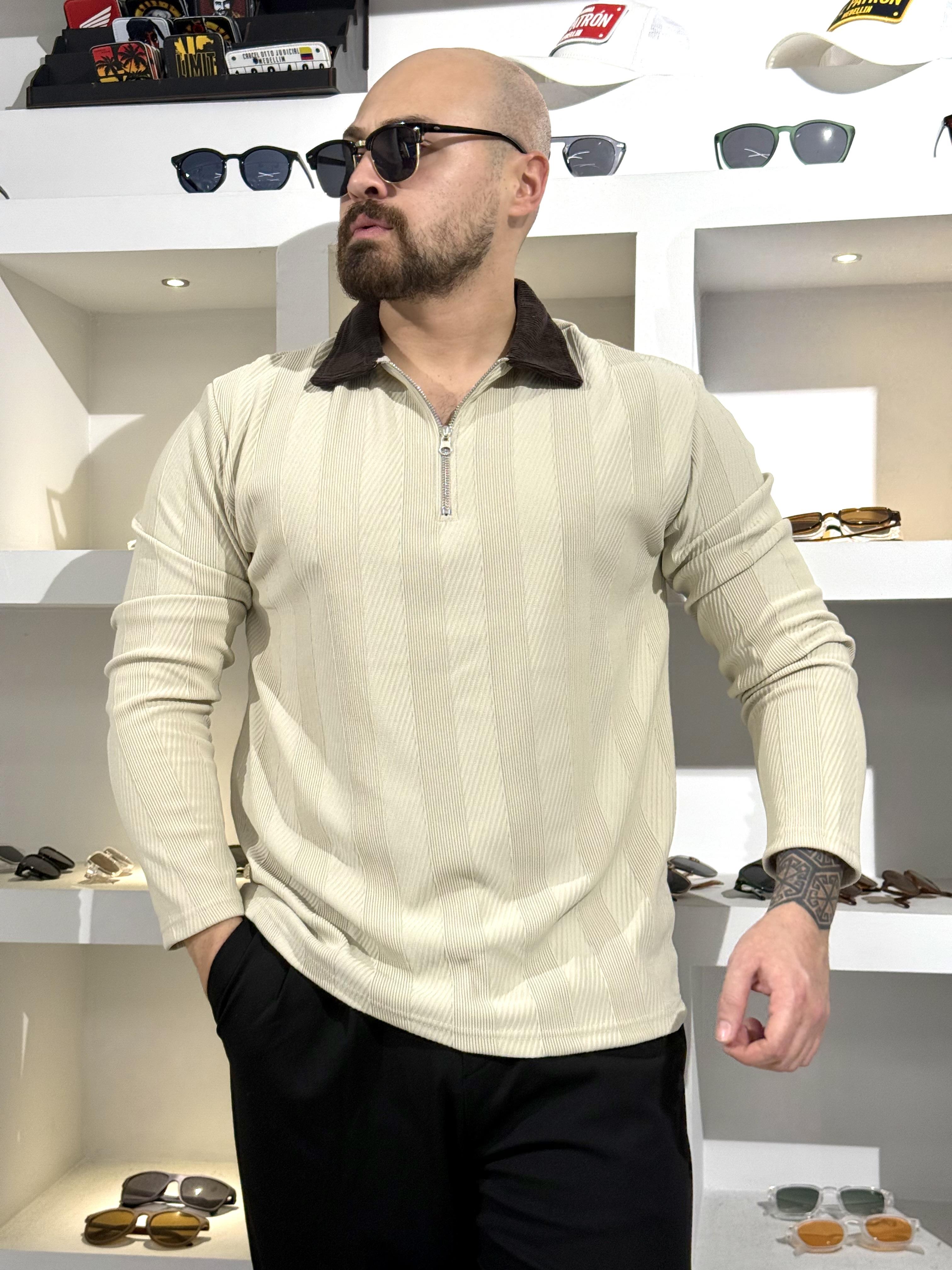 Slim Fit Fermuar Detaylı Kampanyalı Sweatshirt (SVTKR74)