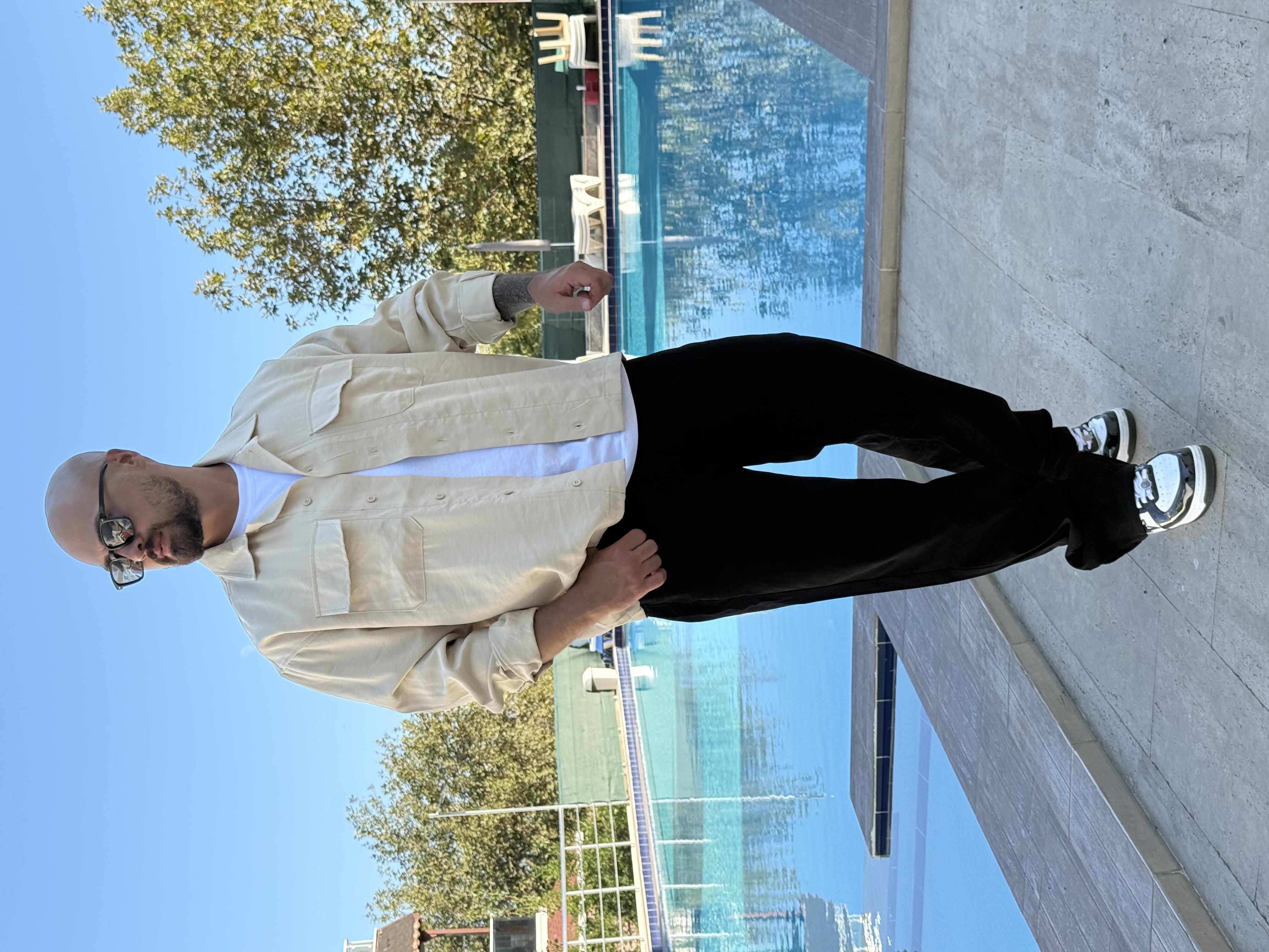 Tensel Kumaş Rahat Kalıp Gömlek (GMK43)