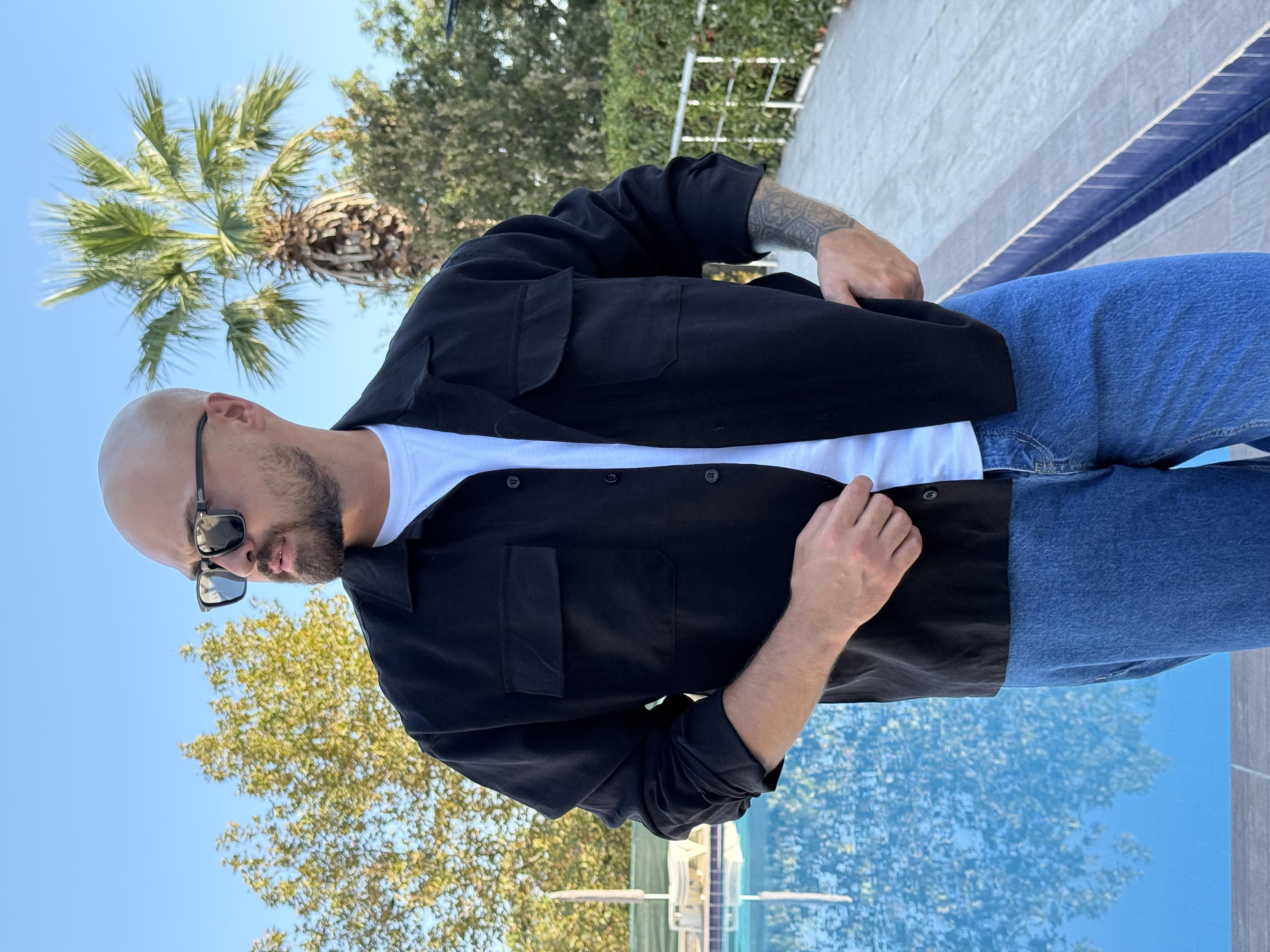 Tensel Kumaş Rahat Kalıp Gömlek (GMS43)