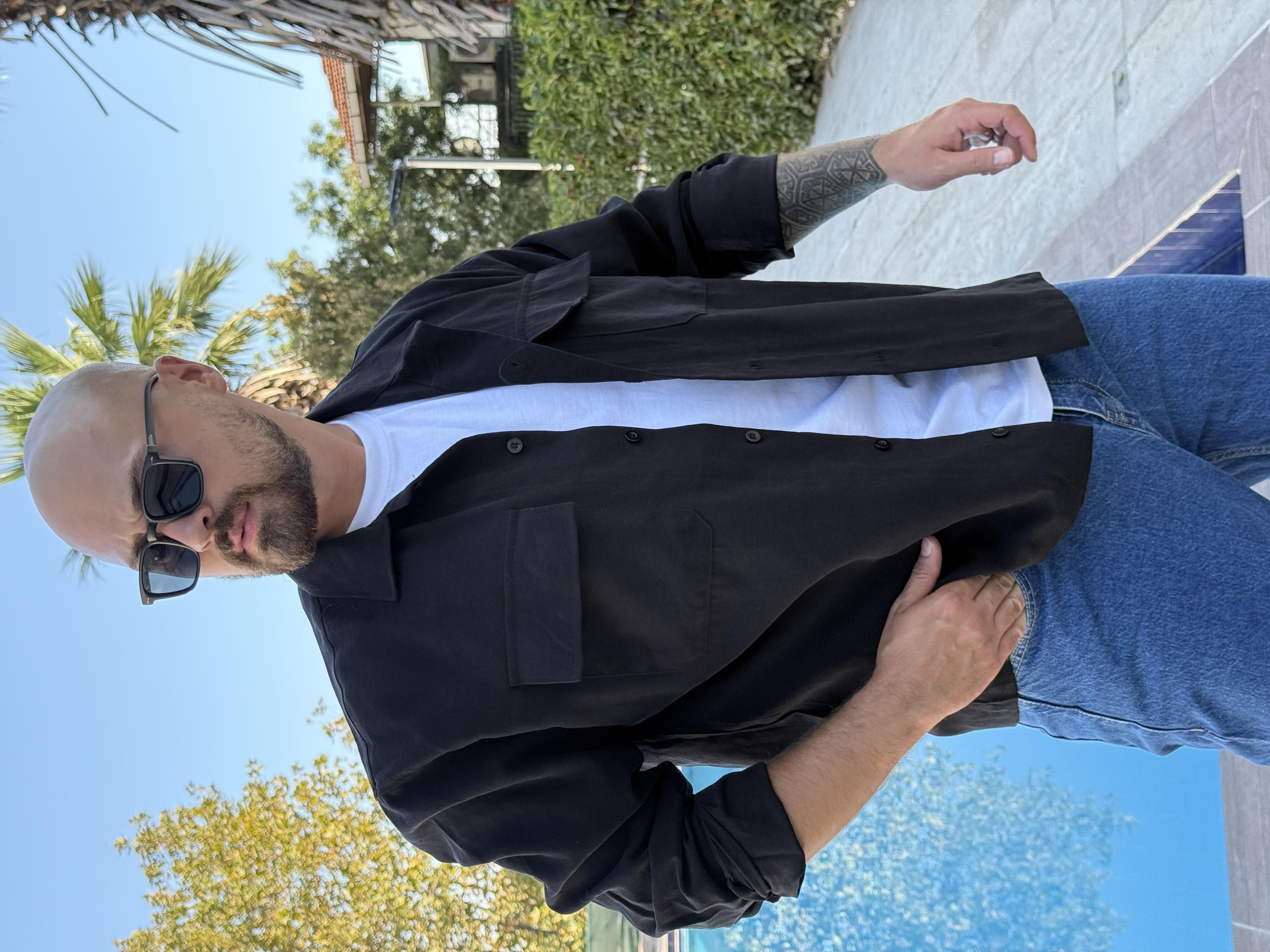 Tensel Kumaş Rahat Kalıp Gömlek (GMS43)