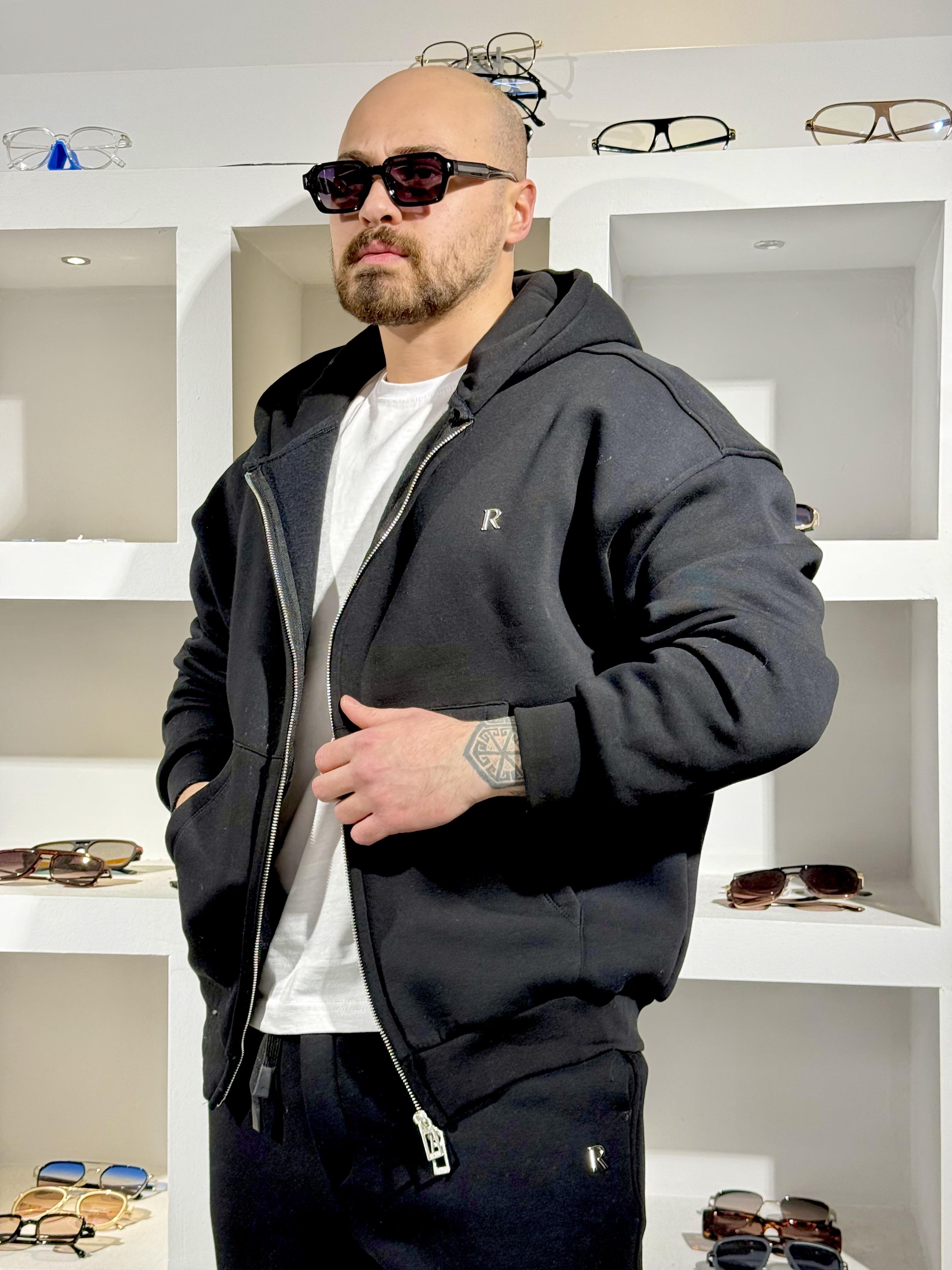 Üç İplik Oversize Kalıp Kapüşonlu Alt/Üst Takım (TKS34)