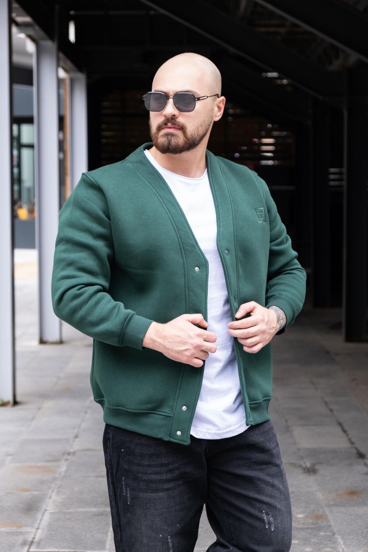 Üç İplik Şardonlu Rahat Kalıp Hırka (MEVY30)