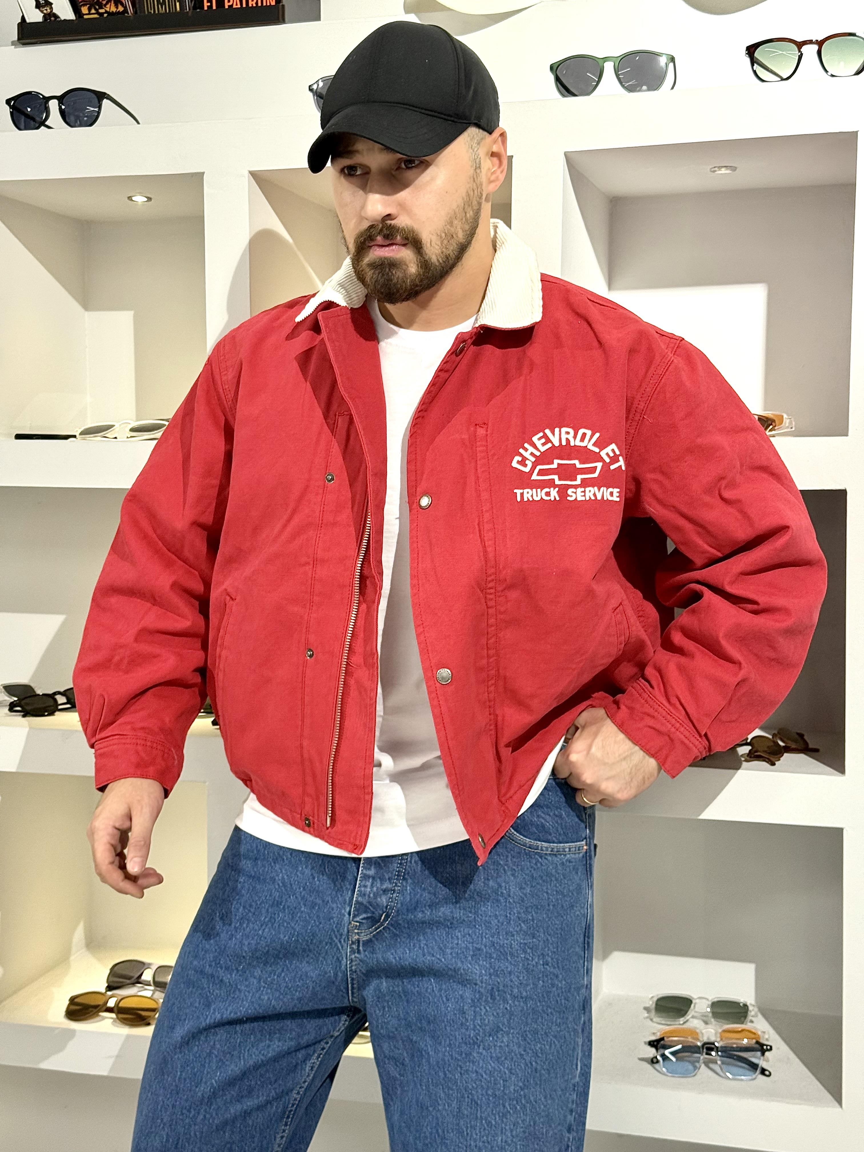 Vintage Gabardin Kumaş Oversize Mont (MTKI54)