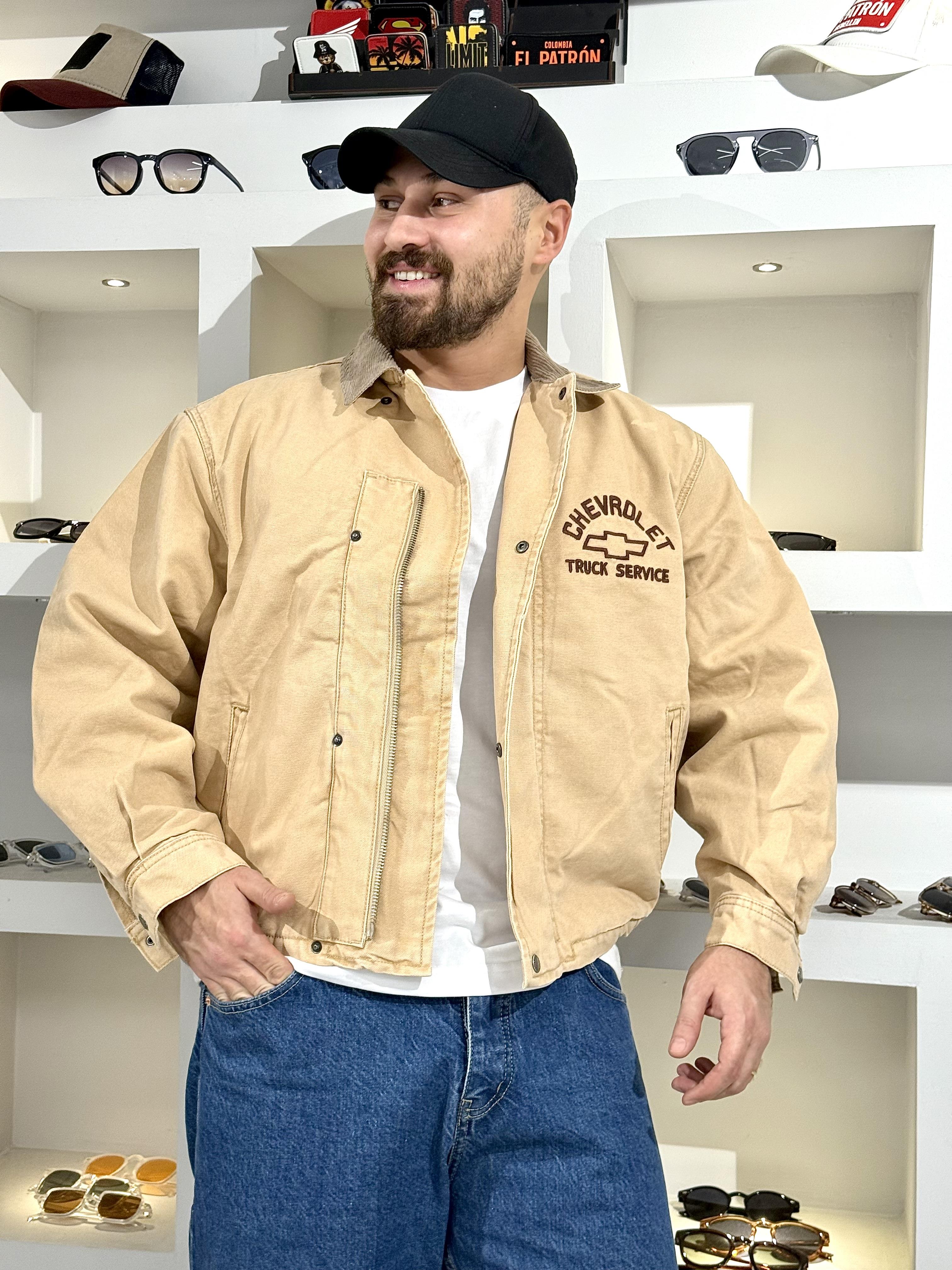 Vintage Gabardin Kumaş Oversize Mont (MTKR54)