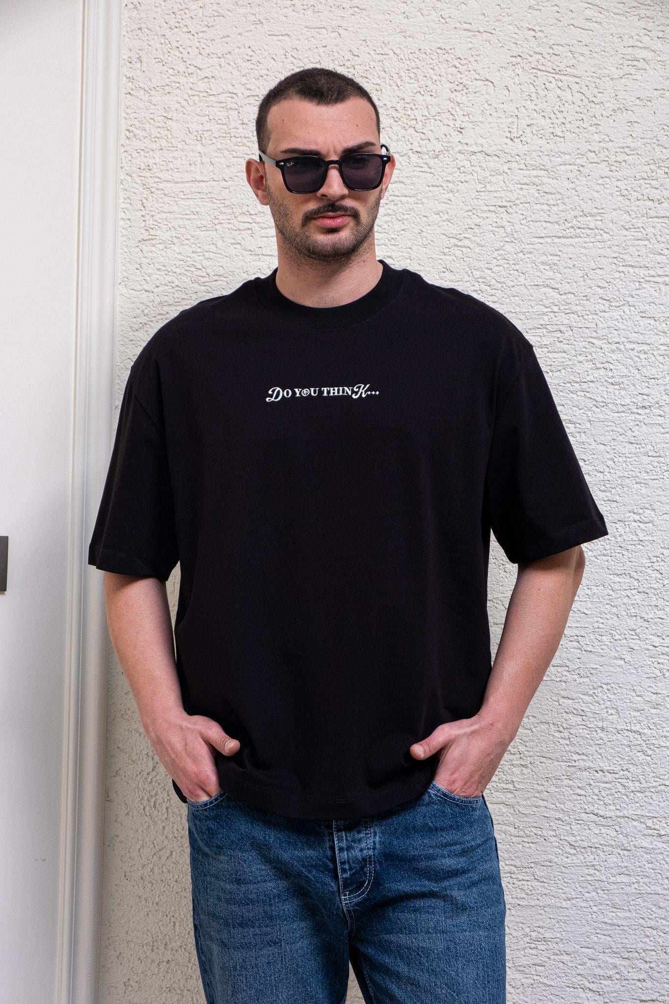Vintage Oversize Sırt Baskılı Erkek T-Shirt (TSS40)