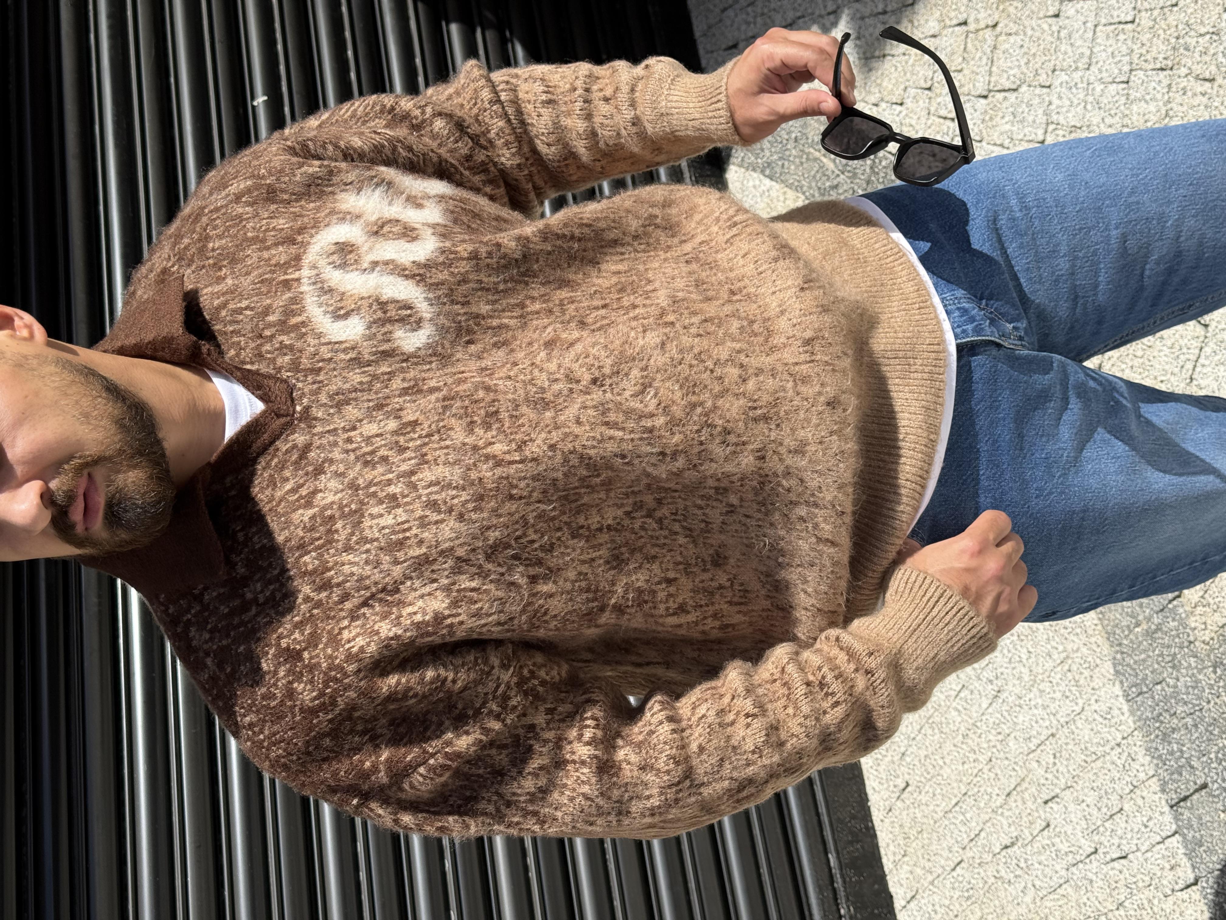 Yaka Detaylı Oversize Kazak (SVTKA50)