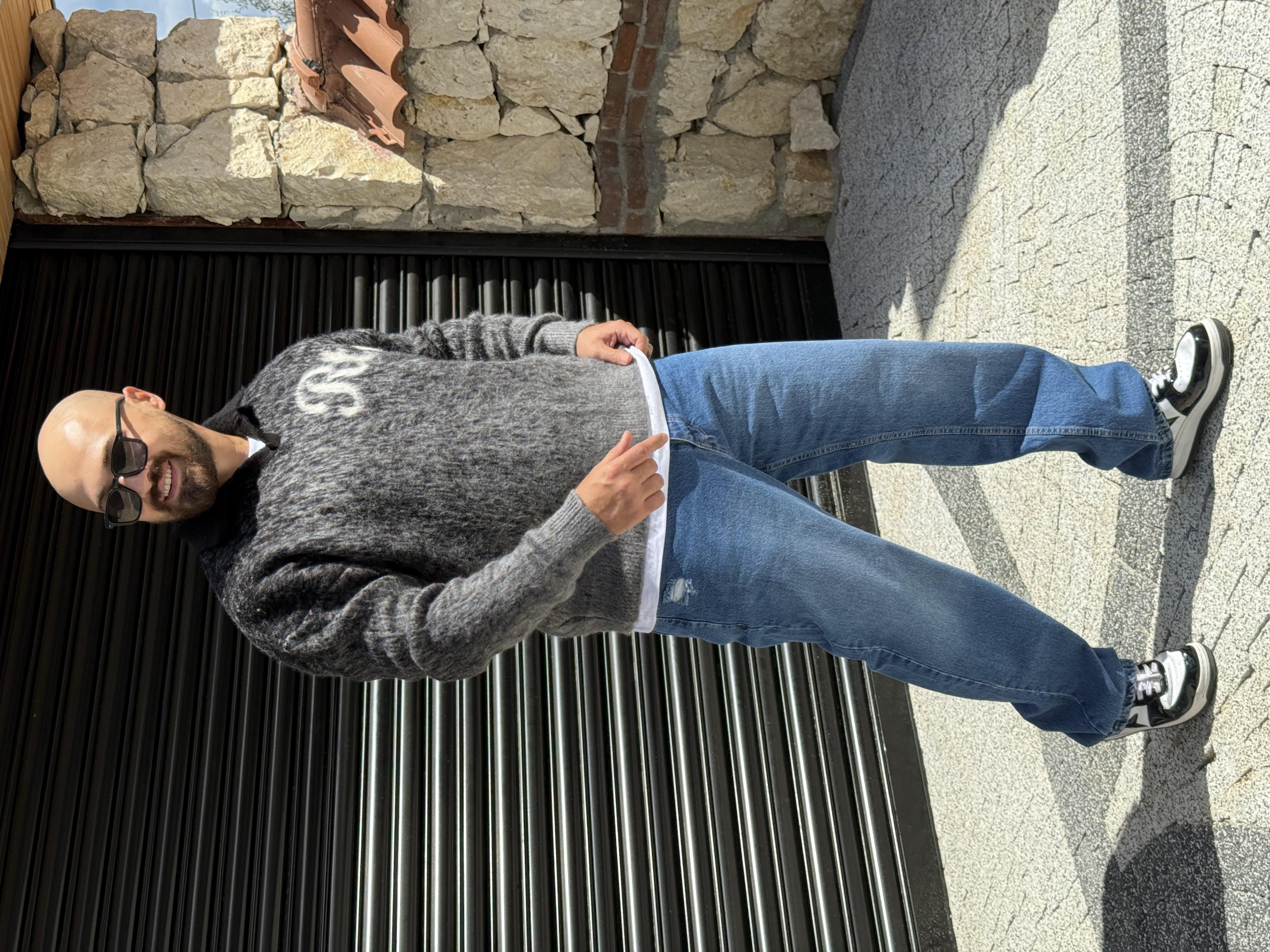 Yaka Detaylı Oversize Kazak (SVTS50)
