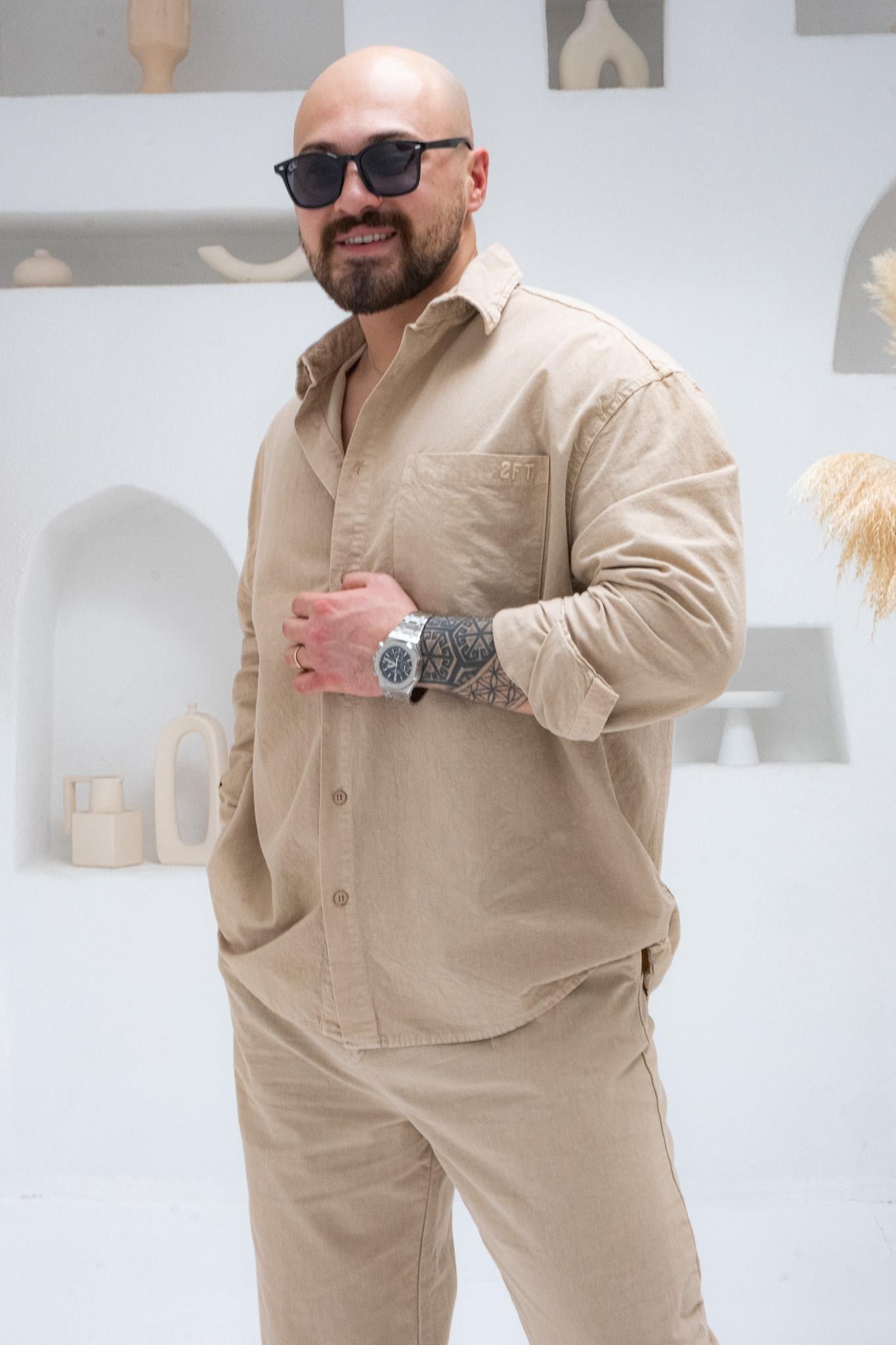 Yıkamalı Modern Oversize Kalıp Alt Üst Takım (TKK36)