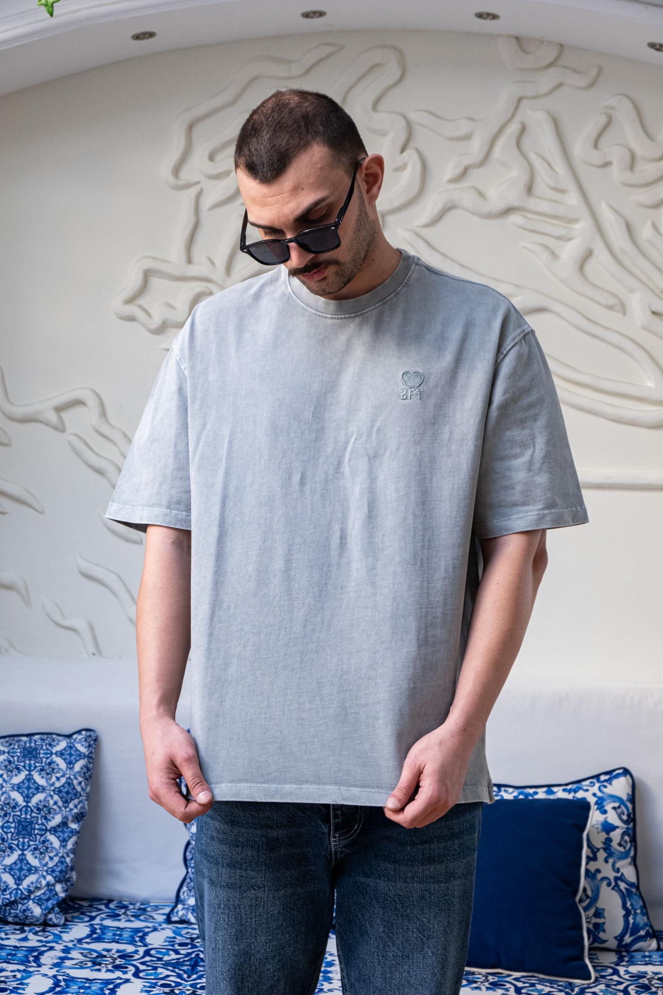 Yıkamalı Oversize Erkek T-Shirt (TSG39)