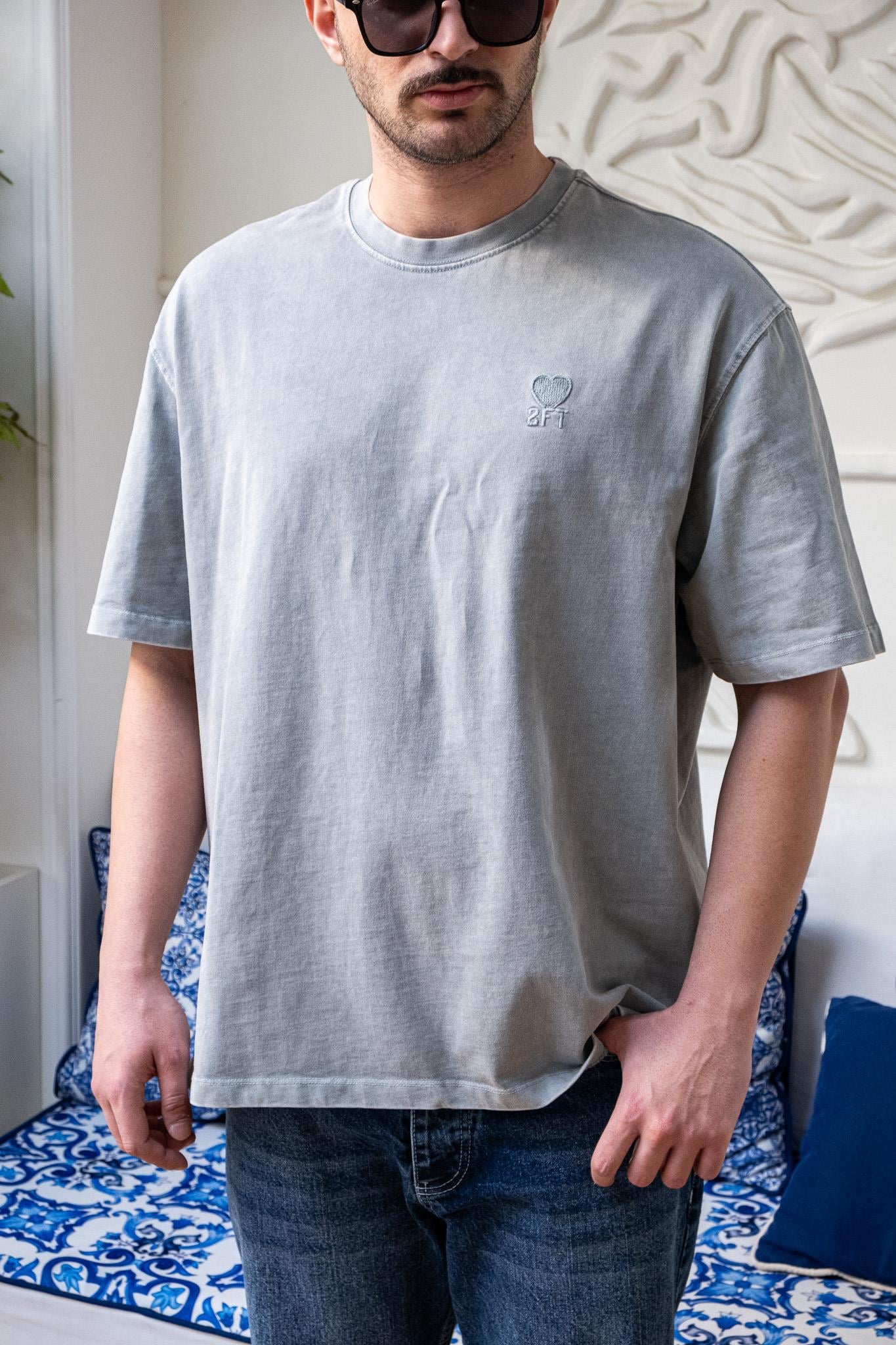 Yıkamalı Oversize Erkek T-Shirt (TSG39)