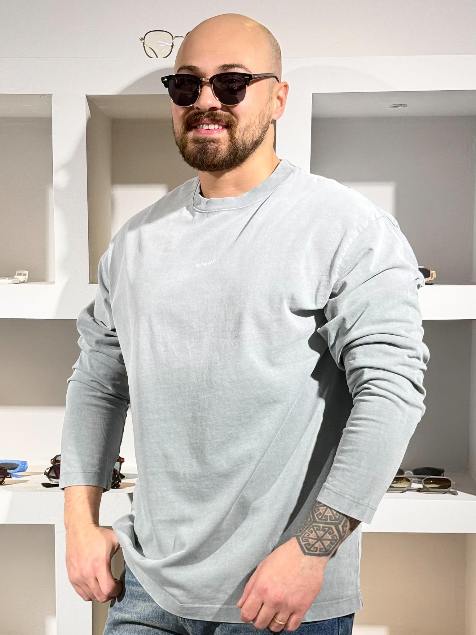 Yıkamalı Rahat Kalıp Sweatshirt (SVTG87)