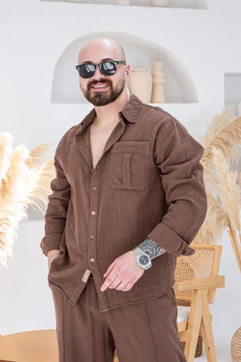 %100 Pamuk Keten Alt Üst Takım (TKKA38) (ÖN SİPARİŞ 20.05)