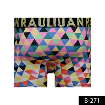 %100 Pamuk/Likra Kumaş Desenli Boxer