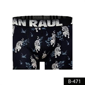 %100 Pamuk/Likra Kumaş Desenli Boxer