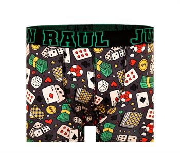 %100 Pamuk/Likra Kumaş Desenli Boxer