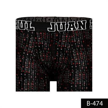 %100 Pamuk/Likra Kumaş Desenli Boxer