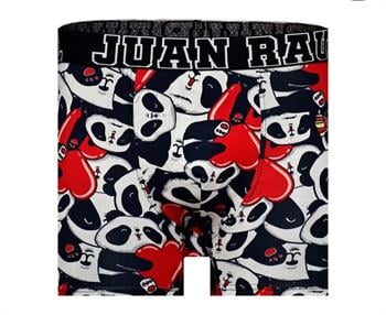 %100 Pamuk/Likra Kumaş Desenli Boxer