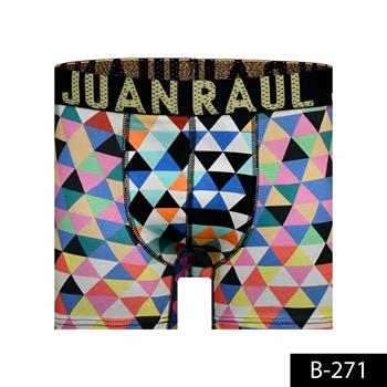 %100 Pamuk/Likra Kumaş Desenli Boxer