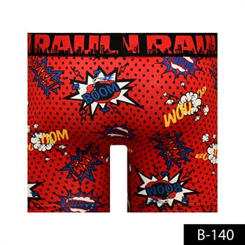 %100 Pamuk/Likra Kumaş Desenli Boxer