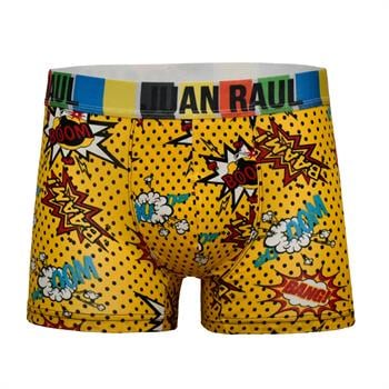 %100 Pamuk/Likra Kumaş Desenli Boxer