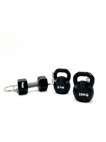 20 KG Dumbbell Tasarım Sporcu Anahtarlık