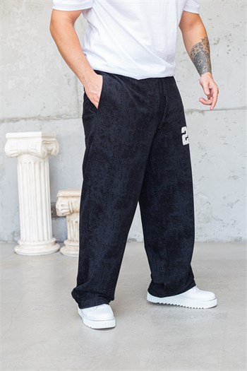 23 Detaylı Eskitme Efektli Baggy Erkek Eşofman Altı (JGS74)